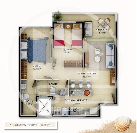 Apartamento, 2 quartos - Foto 7